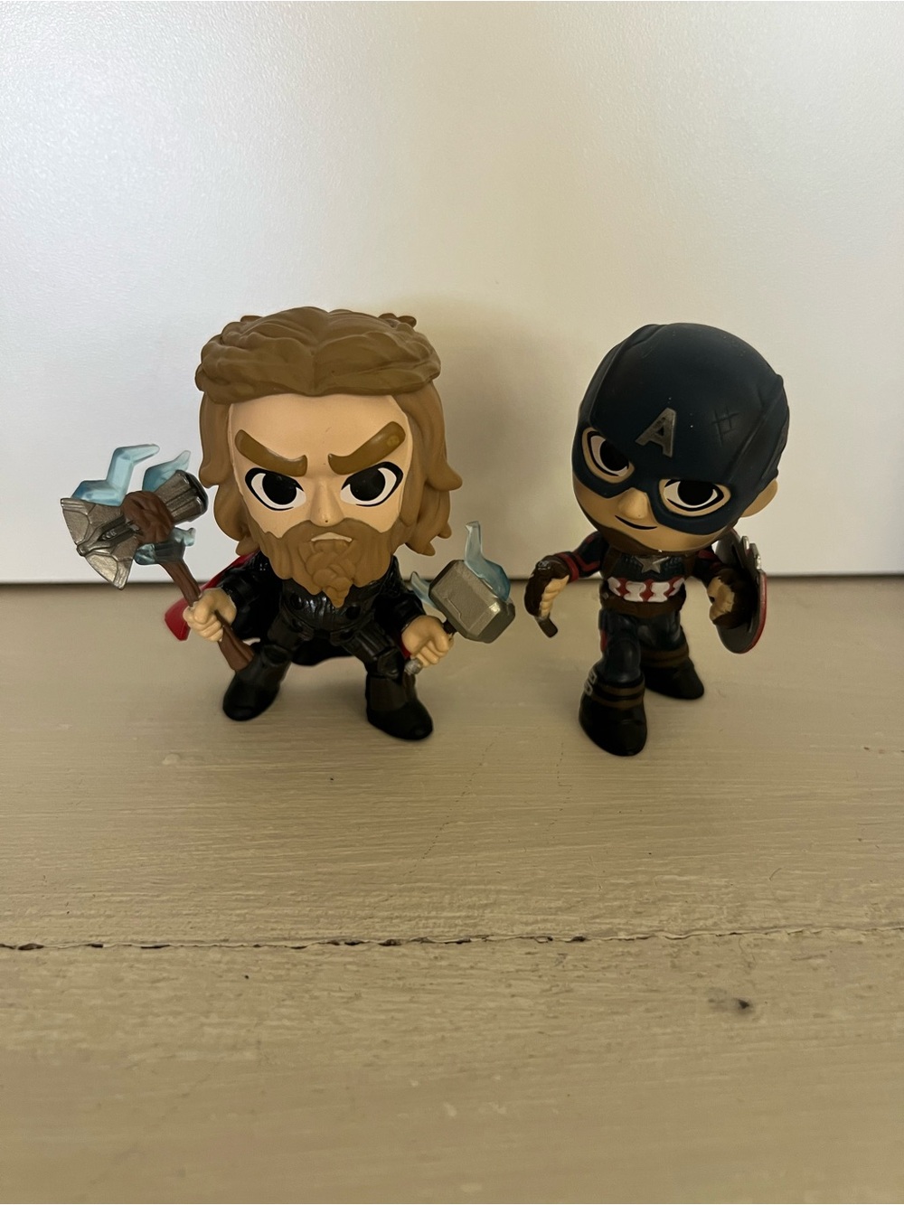 Marvel Thor & Captain America Vinyl Figure Bundle Avengers Collectible bundle